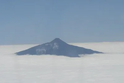 Teide desde un aviÃ³n