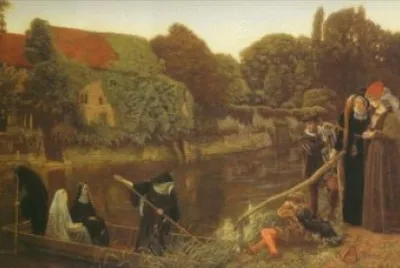 Arthur Hughes The Convent Boat