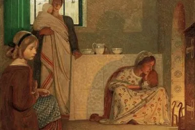 Frederick Cayley Robinson -A Winter 's Evening