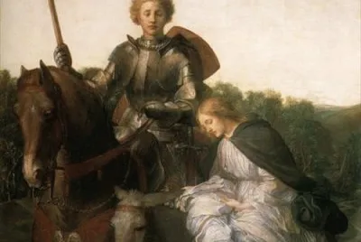 George Frederic Watts-Una and the Red Cross Knight
