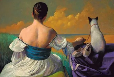 Ron-Monsma-Dancer With a Cat