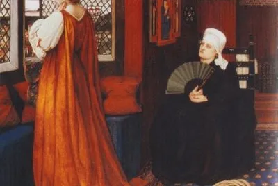 John Roddam Spencer-Stanhope- Juliet and her Nurse