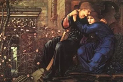 Sir Edward Burne-Jones-Love Among the Ruins