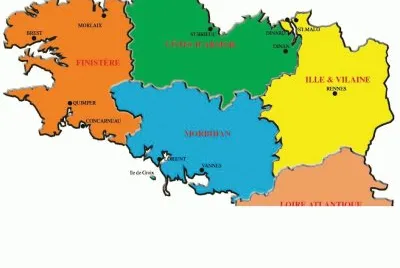 mapa bretagne