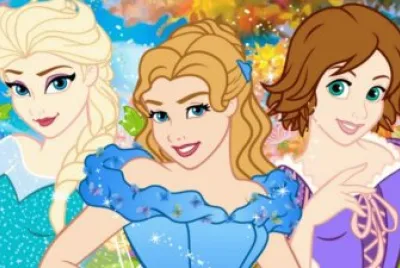 Elsa Cinderella Rapunzel