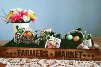 Vintage Pallet Tray-Craft Art