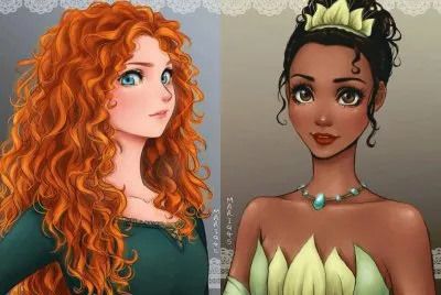 Merida Tiana jigsaw puzzle