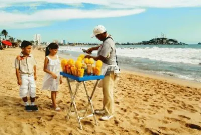 Mangos en la playa