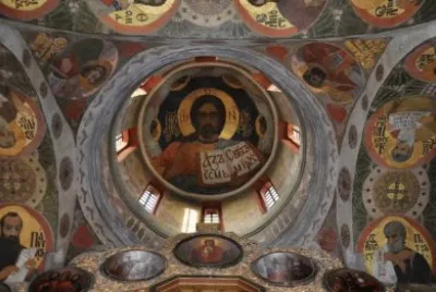 Painted Cuppola at Kiev Perchersk