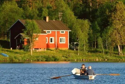 Hurtigroute / Lake Inari jigsaw puzzle