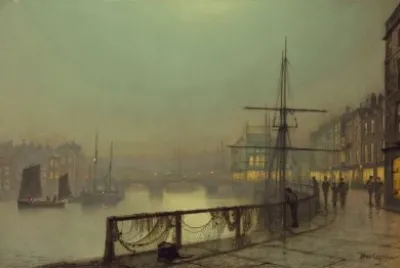 פאזל של John Atkinson Grimshaw -Nightfall on the Thames