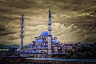Blue Mosque at Night
