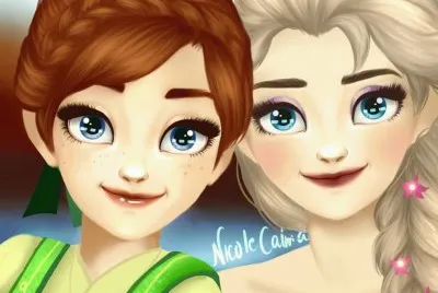 Anna Elsa jigsaw puzzle