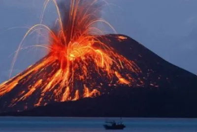 View of Volcano from the water jigsaw puzzle