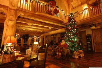 Christmas at a Cozy Cabin