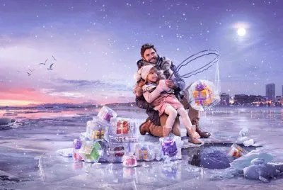 Ice Fishing for Presents