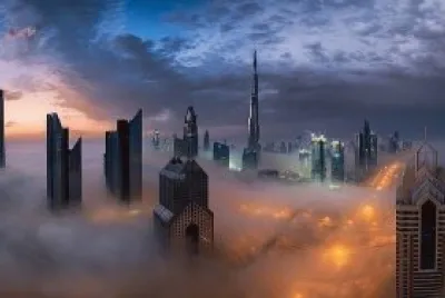 Tormenta en Dubai