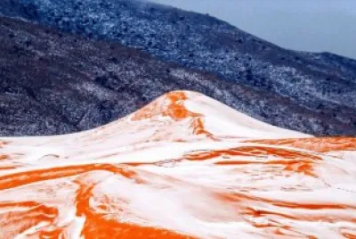 Nieve en el Sahara 1