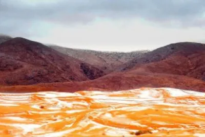 Nieve en el Sahara 5