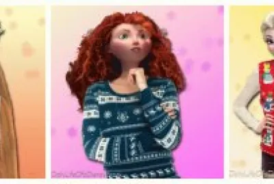 Rapunzel Merida Elsa Anna jigsaw puzzle