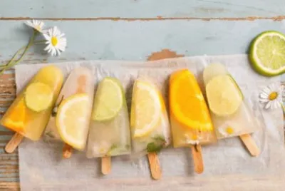 Paletas de flores y citricos