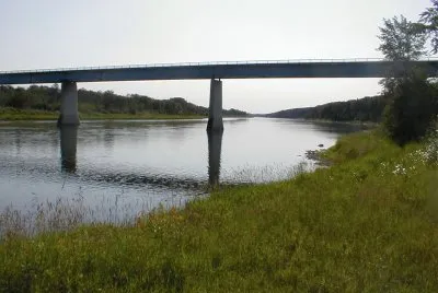 Bridge over Saskatchewan River jigsaw puzzle