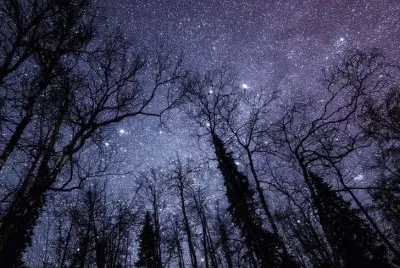 Noche estrellada en Finlandia