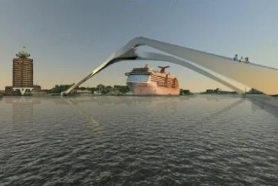 Puente Y-bridge, proyecto en Amsterdan, Holanda