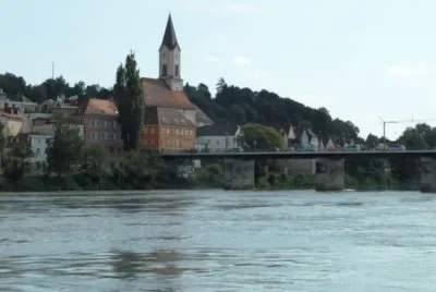 Passau sobre el rÃ­o Danubio-Alemania