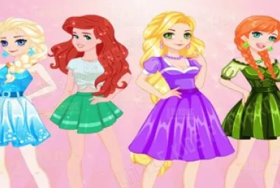 Elsa Ariel Rapunzel Anna