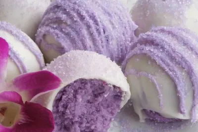 Lavender Cake Balls