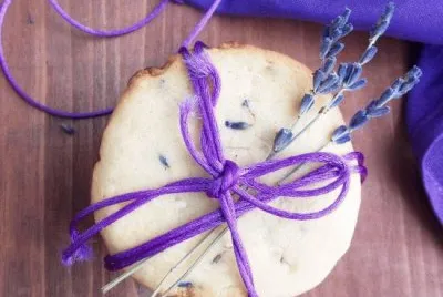 Lavender White Chocolate Cookie