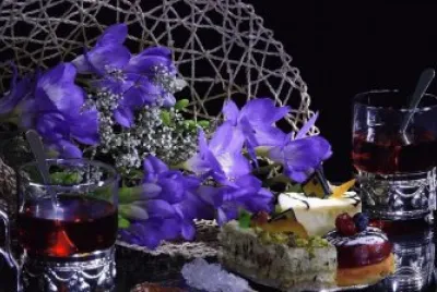 Beautiful Flowers, Drinks and Treats