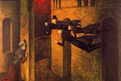 Remedios Varo, Banqueros en acciÃ³n (1962)
