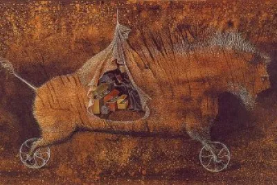 Remedios Varo, Internado Ambulante (1962)