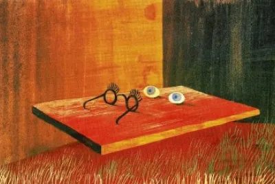 Remedios Varo, Ojos Sobre la Mesa (1938)