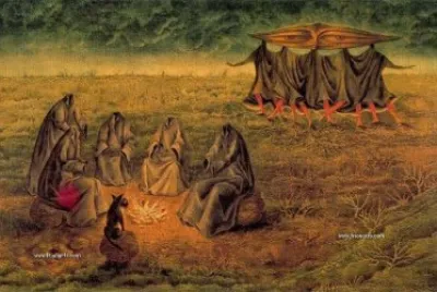 Remedios Varo, Robo de Sustancia (1955)