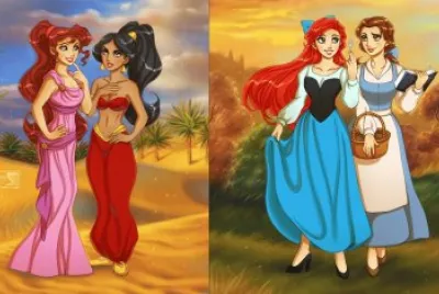 Megara Jasmine Ariel Belle