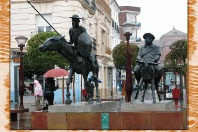 ALCAZAR DE S. JUAN (C. REAL) â€“ D. QUIJOTE Y SANCHO