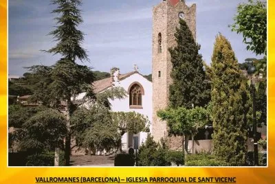 VALLROMANES (BARCELONA) â€“ IGLESIA DE SANT VICENC jigsaw puzzle
