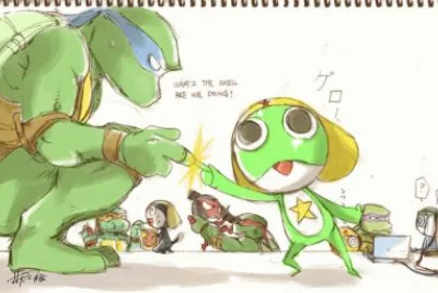 keroro gunso feat teenage turtles