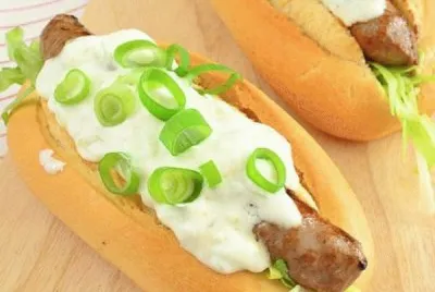 Hot Dog Griego
