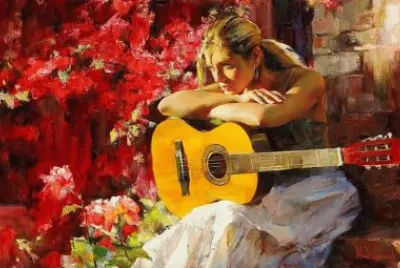 Pintura guitarra
