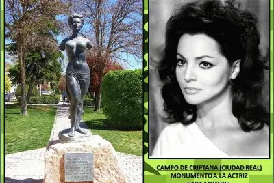 CAMPO DE CRIPTANA-C.REAL-MONUMENTO A SARA MONTIEL