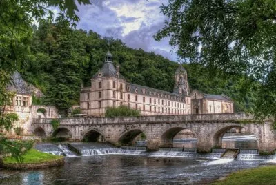 פאזל של france_brantome_dordogne_bridge_castle_