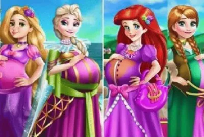 Rapunzel Elsa Ariel Anna