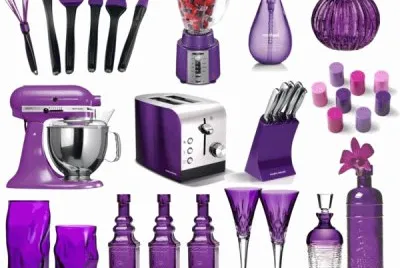 Purple Kitchen Decor-Collage