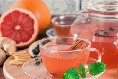 Agua de Albahaca y Toronja