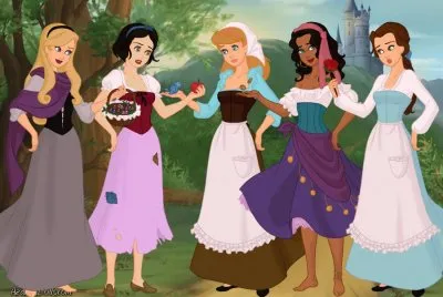 Aurora SnowWhite Cinderella Esmeralda Belle
