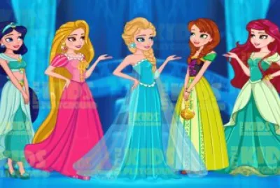 Jasmine Rapunzel Elsa Anna Ariel